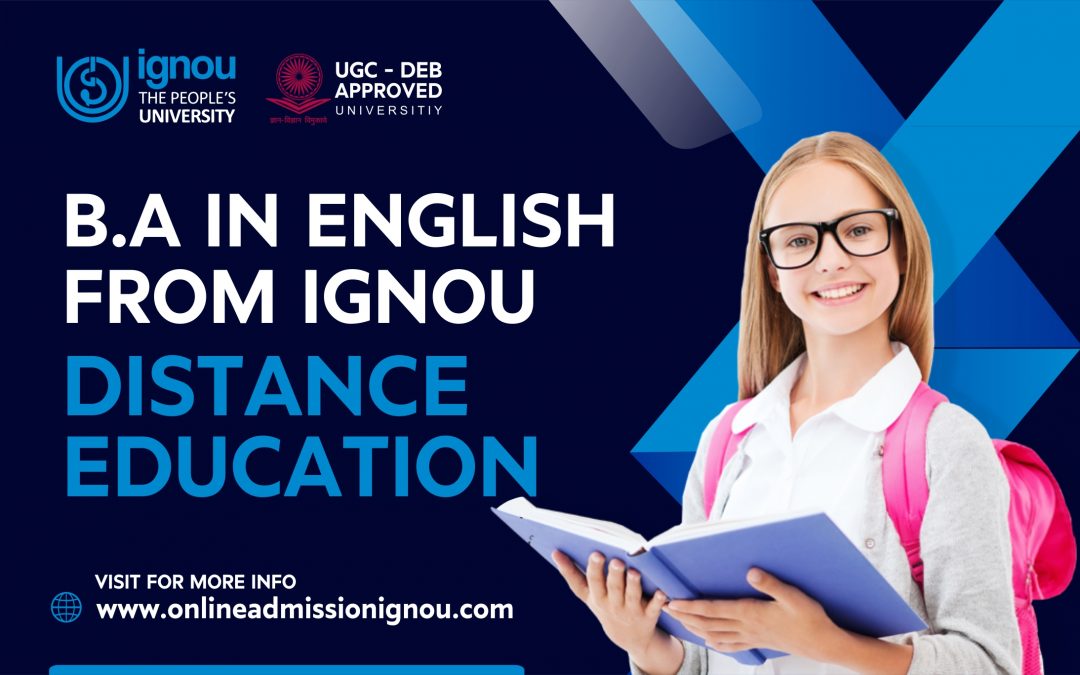 B.A in English from IGNOU Distance education.