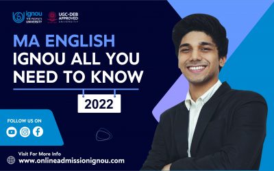 MA English IGNOU All you need to Know